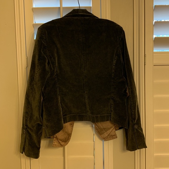 Ecko Red Charcoal Grey Velvet Jacket Blazer - Picture 2 of 10